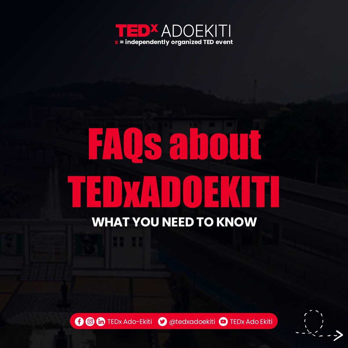 tedxadoekiti's tweet photo. We know you have several questions about TEDx 

Well, these are the answers! 
It’s time to learn, unlearn and relearn

#tedxadoekiti #thebiggerpicture2023 https://t.co/Vqp1Ke6TGP