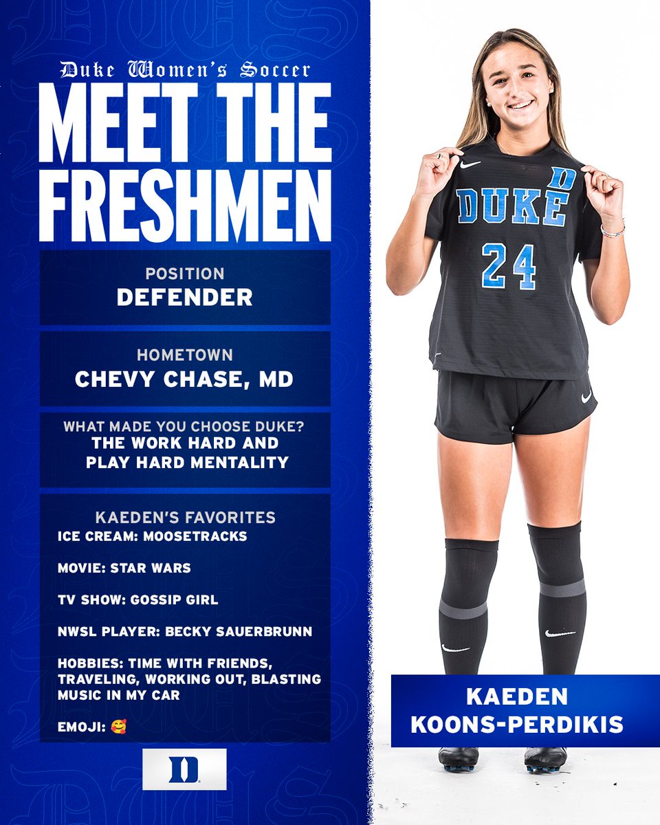 𝘍𝘳𝘦𝘴𝘩𝘮𝘢𝘯 𝘚𝘱𝘰𝘵𝘭𝘪𝘨𝘩𝘵 🌟: 𝘒𝘢𝘦𝘥𝘦𝘯 𝘒𝘰𝘰𝘯𝘴-𝘗𝘦𝘳𝘥𝘪𝘬𝘪𝘴

READ MORE ➡️ goduke.us/3V4GfbA