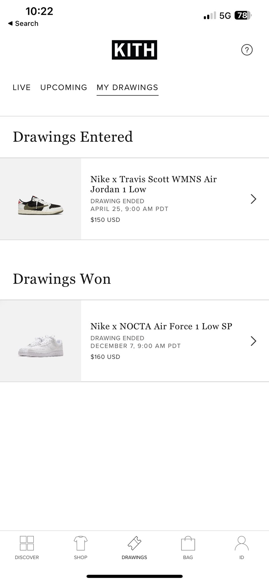 SNKR_TWITR on Twitter "Results already going out for Kith App W or L