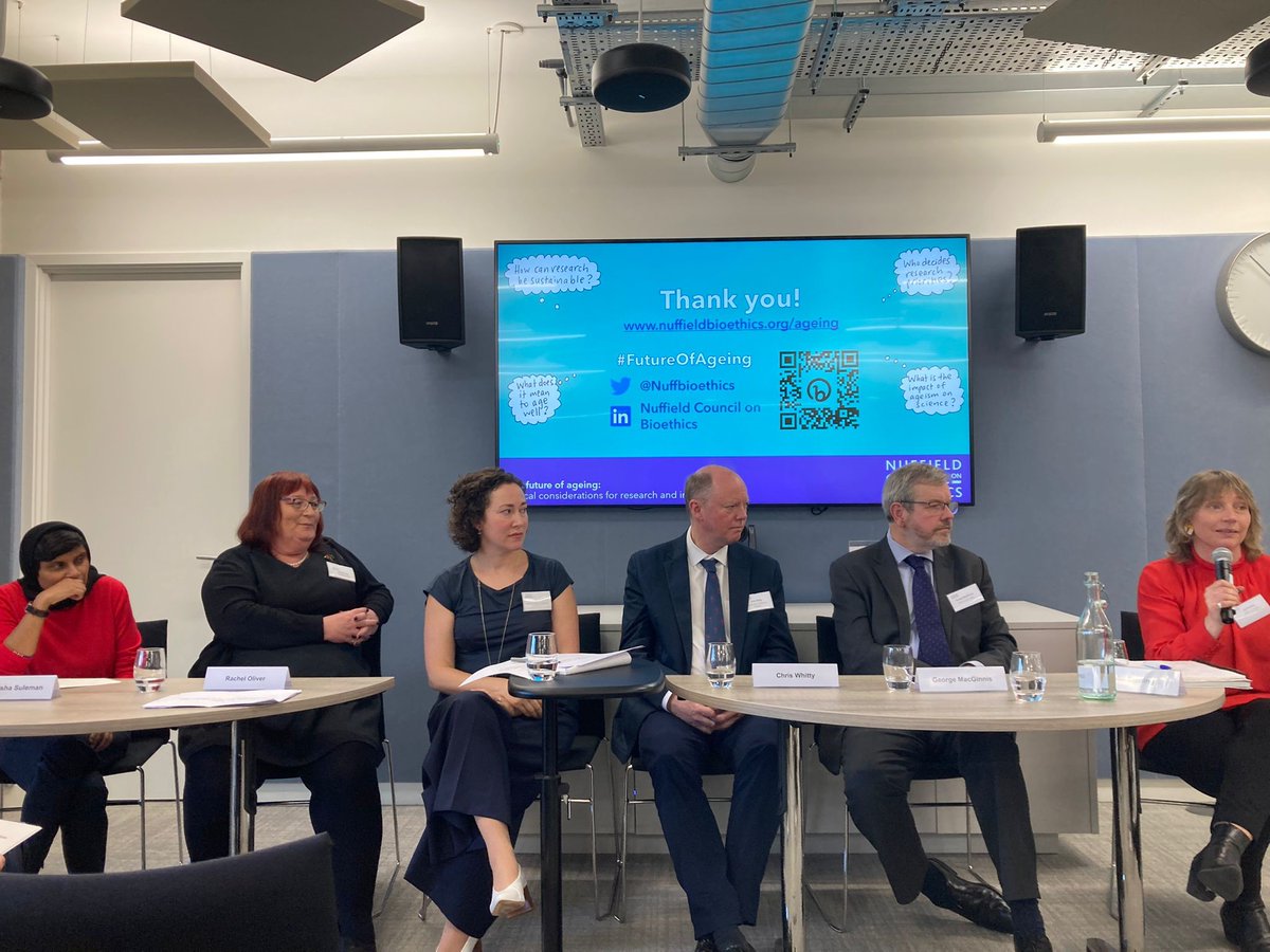 🧵1/3 We want to thank all the key speakers who presented at our #FutureOfAgeing report launch and took part in the Q&A panel discussion today. Thank You! @HammDanielle👏 @bellastarling👏 @MehrunishaS👏 @SonderRadio👏 @HealthyAgeingUK @UKRI_News👏 @CMO_England👏