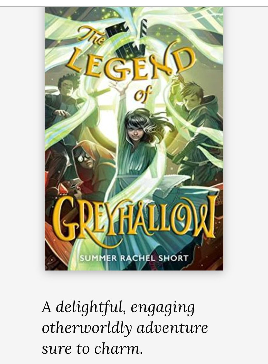 LEGEND OF GREYHALLOW received its 1st trade review from Kirkus! "A delightful, engaging otherworldly adventure sure to charm. This fun read artfully combines our reality with Greyhallow's...fans of The Lord of the Rings &amp; portal fantasies will find much to enjoy." Coming 7/18/23.