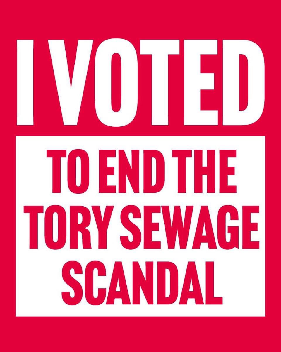 Today, Labour vowed to clean up their mess by introducing a Motion that would allow @UKLabour to enshrine in law a requirement to end the Tory #SewageScandal. By voting down Labour’s motion, Tory MPs have given the green light for sewage dumping to continue.