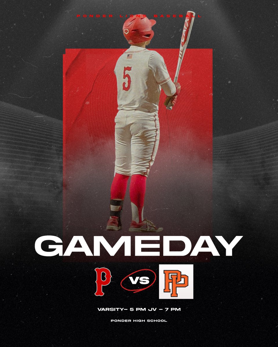 Ponder_Baseball's tweet image. GAME DAY ALERT 🚨 With incoming weather JV and Varsity game will be flipped. 
Varsity - 5pm 
JV - 7:30

We will honor our seniors after the Varsity game

#GoHunt #BrickByBrick