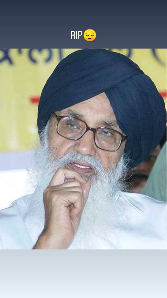 anjanikant0987's tweet image. RIP #prakashsinghbadal #Punjab #prakashsingh