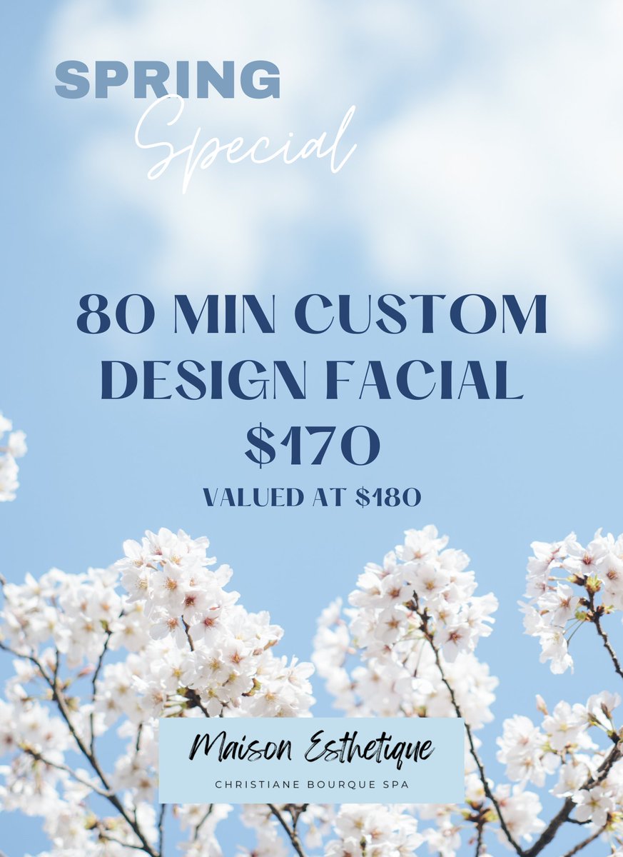 Maison Esthetique Christiane Bourque Spa tweet media
