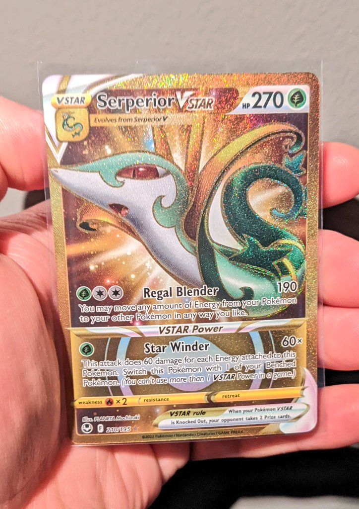 DaylightsTV's tweet photo. Giving away this Gold Serperior VSTAR 🪙

Just follow me✅
RT ♻️

Winner rolled this weekend, good luck! 🍀 https://t.co/CN0ZxnopEq
