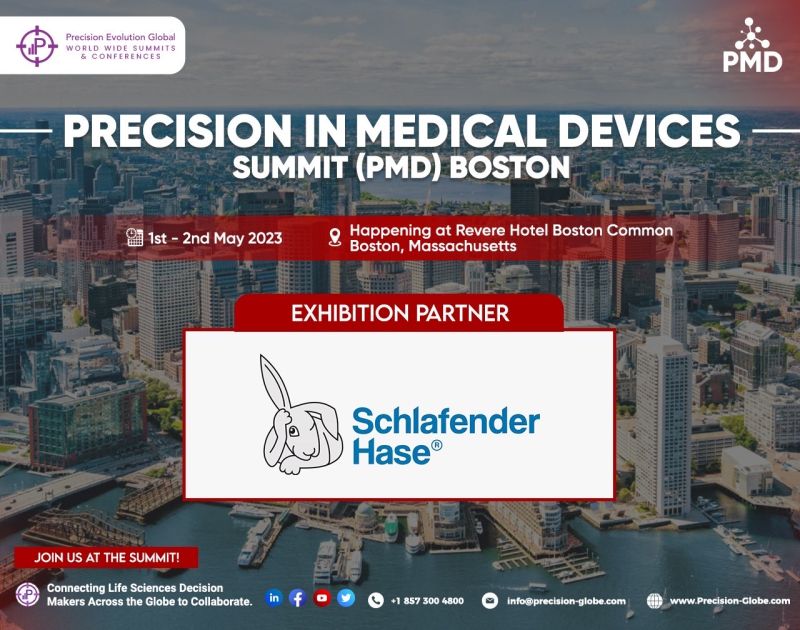 PrecisionEvolu1's tweet photo. We are thrilled to announce our latest exhibition partner, Schlafender Hase, at the highly anticipated #PMDSummit, located in #Boston.

#Medicaldevice #device #technology #engineering #Exhibition #KeynoteSpeaking #Summits #Events #Conferences #Innovation #Healthcare https://t.co/BfO6cMGtAb
