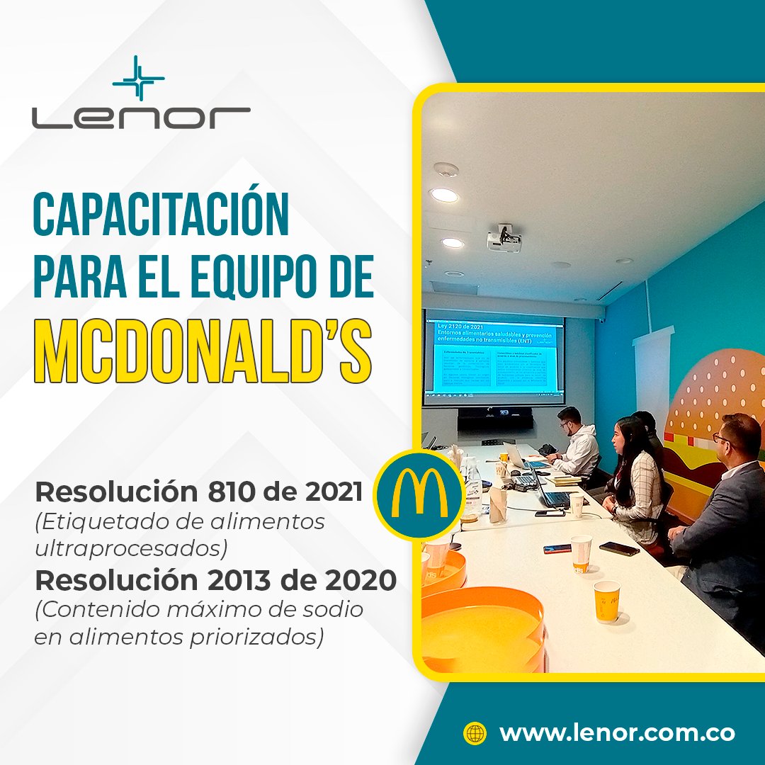 LenorColombia's tweet photo. Hoy queremos compartir con ustedes esta gran experiencia de aprendizaje junto al equipo de #MCDonald's . Cada día estamos más cerca de proteger la salud de los colombianos con productos seguros y de calidad 

Contáctenos a los teléfonos: 318 5482669 / 317 4399854 / 317 7251030 https://t.co/PeakFOaYHr