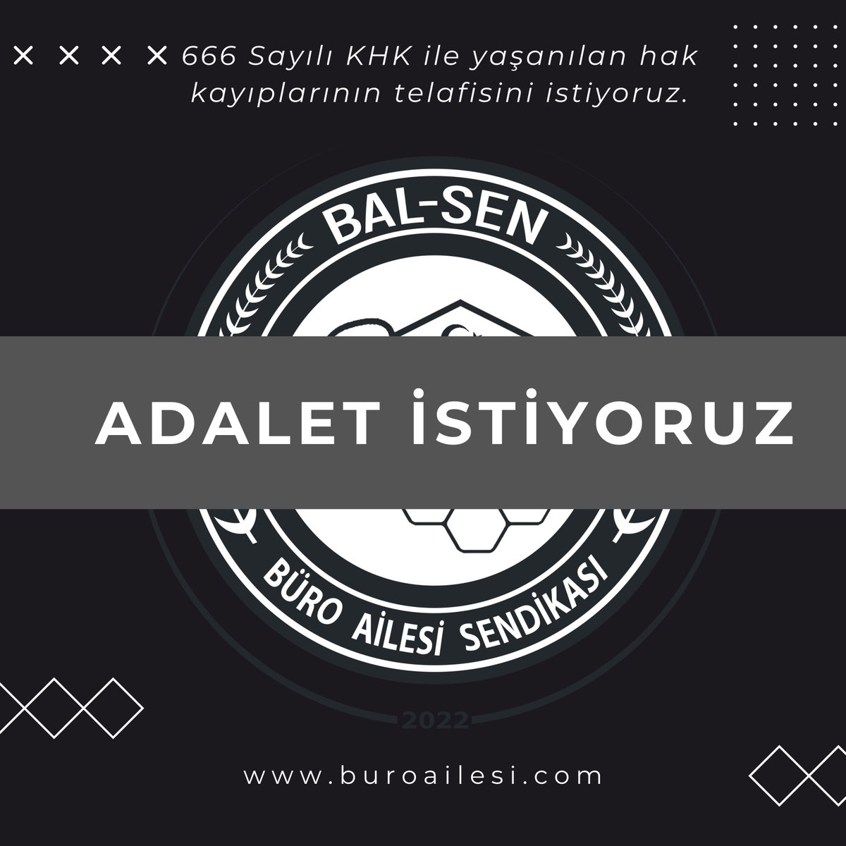 Sgk personeli 666 KHK ile kaybettiği özlük haklarını istiyor.33

#SGKPersoneliAdaletİstiyor