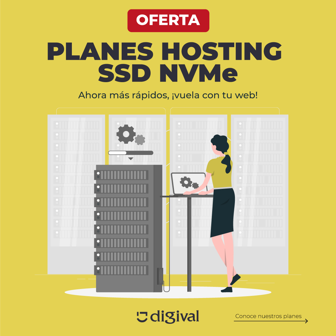 digival_es's tweet photo. ⭐️ ¿Conoces todos nuestros nuevos planes de #hosting SSD #NVMe?

🚀 ¡Llega la hora de volar con tu web!

✅ Tecnología más potente y rápida
✅ Máximo rendimiento
✅ Últimas actualizaciones #PHP

... ¡y mucho más!

🔝Escoge el que mejor se adapte a ti

⬇️

https://t.co/jDOZN2wsoY https://t.co/j55OPhpmMa