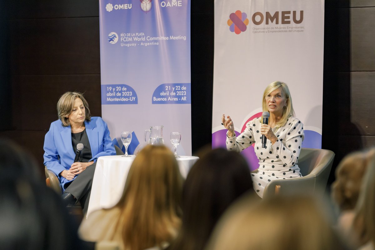 omeu_uy's tweet photo. Realizamos, junto a @oamenacional, el #FCEM World Committee Meeting 2023 Río de la Plata 🌎
Más de 90 mujeres de varios países del mundo llegaron a nuestra ciudad para intercambiar experiencias, conocimientos e impulsar el rol de la mujer en el ámbito empresarial.
#MujeresLíderes https://t.co/ajRwkusKj2