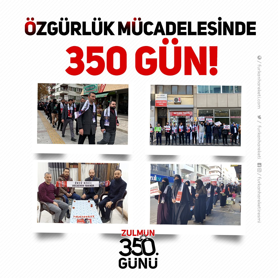 ÖZGÜRLÜK MÜCADELESİNDE 350 GÜN❗ 

AlparslanHocam 350Gündür