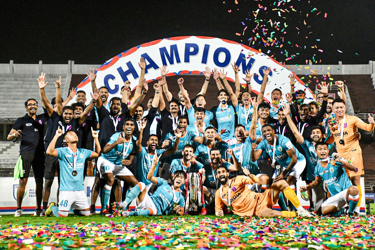 Many Congratulations @OdishaFC on winning the #HeroSuperCup 2023.

#OdishaFC #IndianFootball ⚽