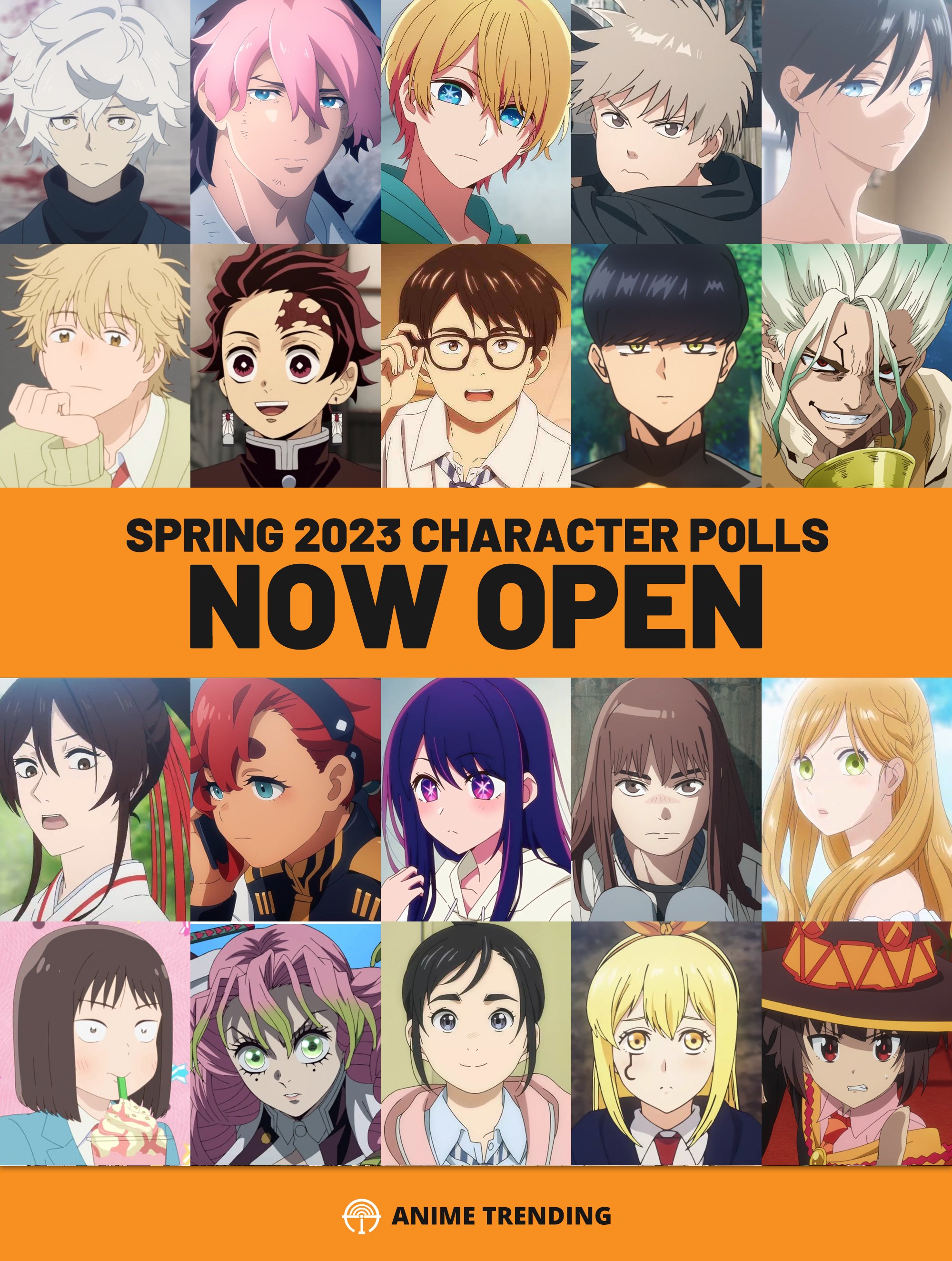 Anime Trending on X: Our Spring 2022 Anime Polls reopen for the