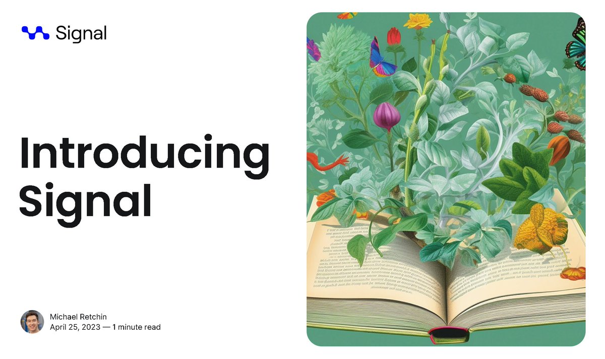 Introducing Signal, the new voice of next generation biotech.

A few words from me on what it is and why it matters.