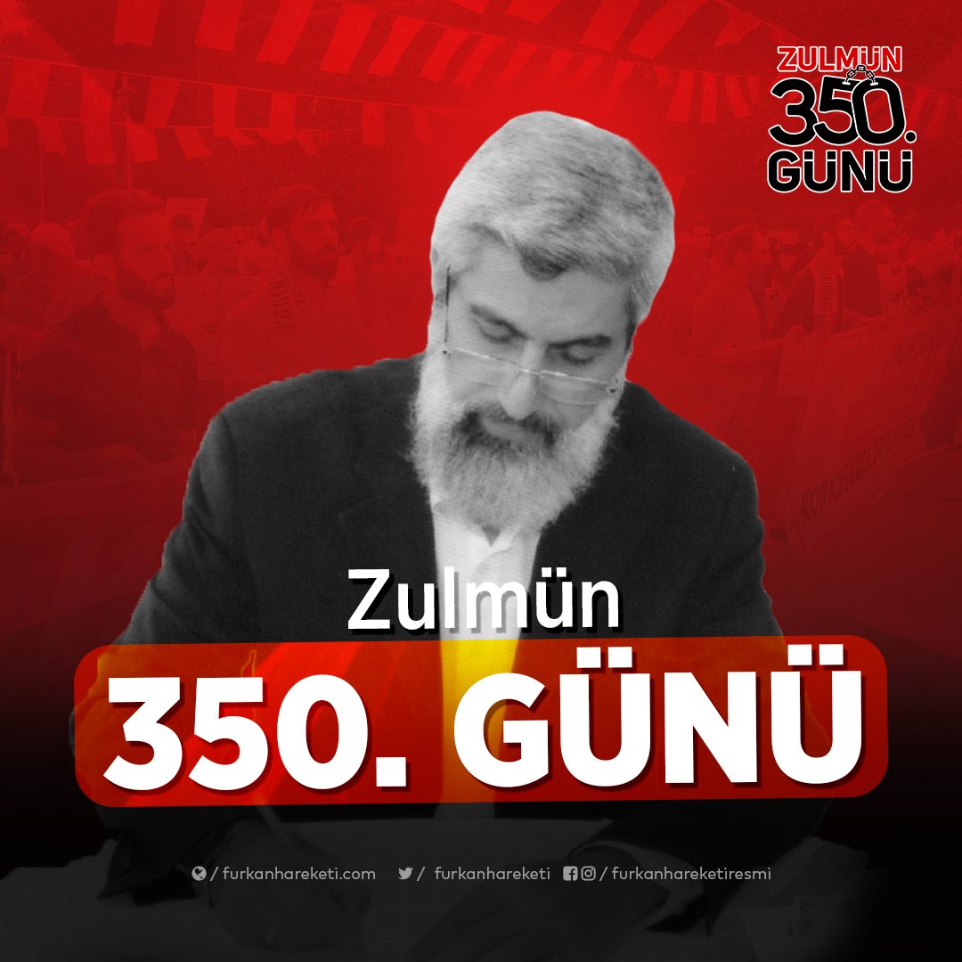FHSAHINVELI's tweet photo. Zulmün 350. G Ü N Ü !  AlparslanHocam 350Gündür  https://t.co/KZZXBtmKCw