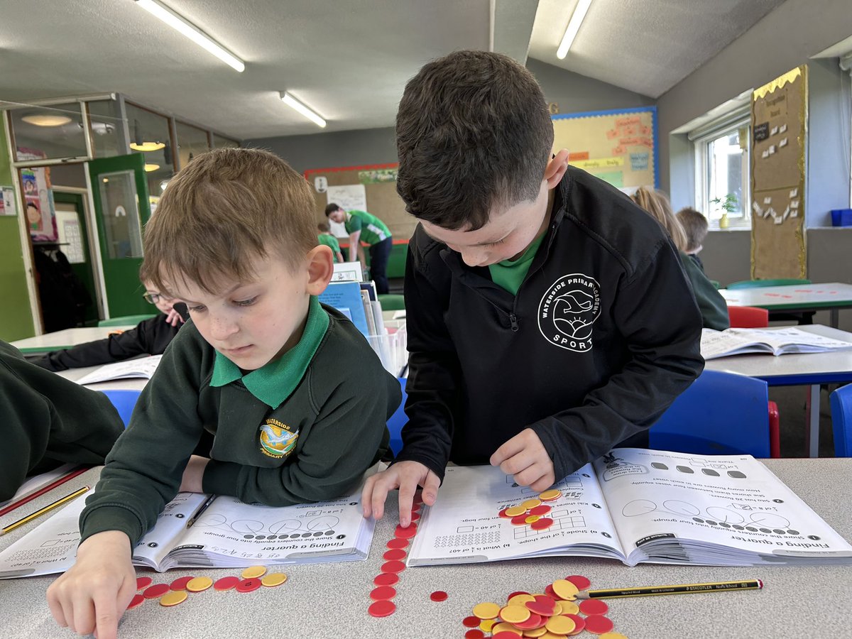 Wye_WPA's tweet image. Working really hard in maths today tackling fractions! #WatersideMaths