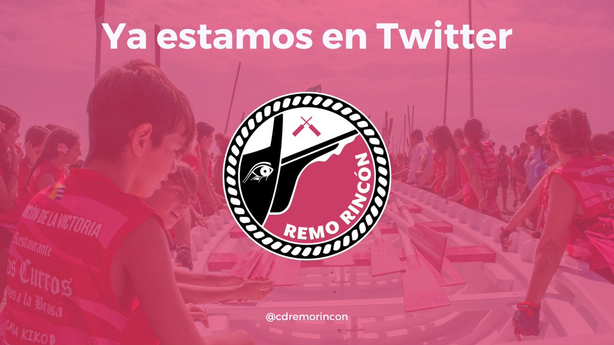 ¡Hola a todos!

𝗖𝗹𝘂𝗯 𝗗𝗲𝗽𝗼𝗿𝘁𝗶𝘃𝗼 𝗥𝗲𝗺𝗼 𝗥𝗶𝗻𝗰𝗼́𝗻 llega a Twitter para dar mayor visibilidad al remo tradicional malagueño.

¿Nos ayudas a hacerlo posible?