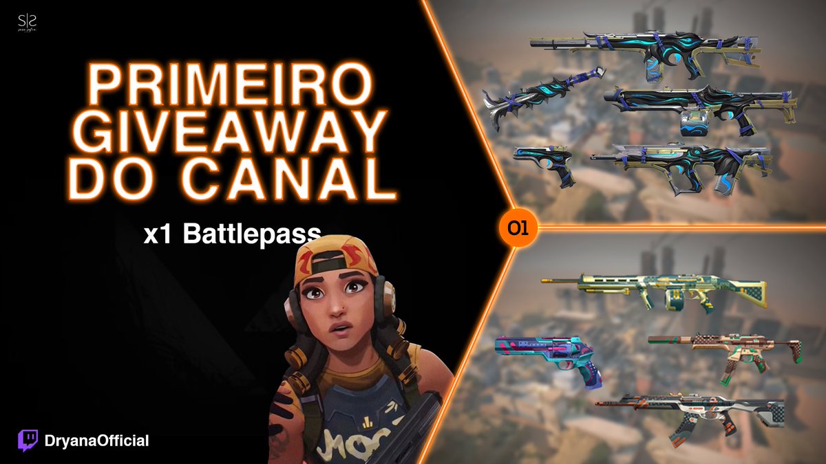 DryanaOfficial's tweet photo. 📢 GIVEAWAY BATTLEPASS

Para participar:
✅Follow @DryanaOfficial &amp; @PinkSh4d0w 
✅Like ❤️
✅RT ♻️
✅Identificar 2 amigos

🏆 O vencedor sera anunciado dia : 5 de Maio https://t.co/lPbPCc1ZN9