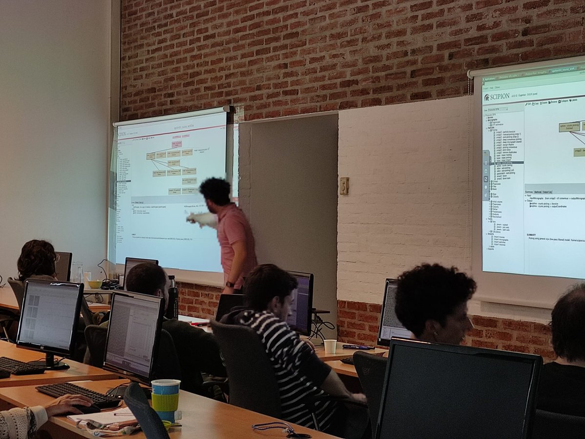 CryoEM_CSIC (@cryoemcsic) on Twitter photo The course on SPA and Tomography reconstruction with Scipion by <a href="/InstructI2PC/">I2PC - Instruct Image Processing Center</a> and <a href="/CryoemCsic/">CryoEM_CSIC</a> at the Pasteur Institute in Montevideo is in full swing! Join and improve your skills in this exciting field! #SPA #Scipion #Montevideo <a href="/instructhub/">Instruct-ERIC</a> The course on SPA and Tomography reconstruction with Scipion by <a href="/InstructI2PC/">I2PC - Instruct Image Processing Center</a> and <a href="/CryoemCsic/">CryoEM_CSIC</a> at the Pasteur Institute in Montevideo is in full swing! Join and improve your skills in this exciting field! #SPA #Scipion #Montevideo <a href="/instructhub/">Instruct-ERIC</a>