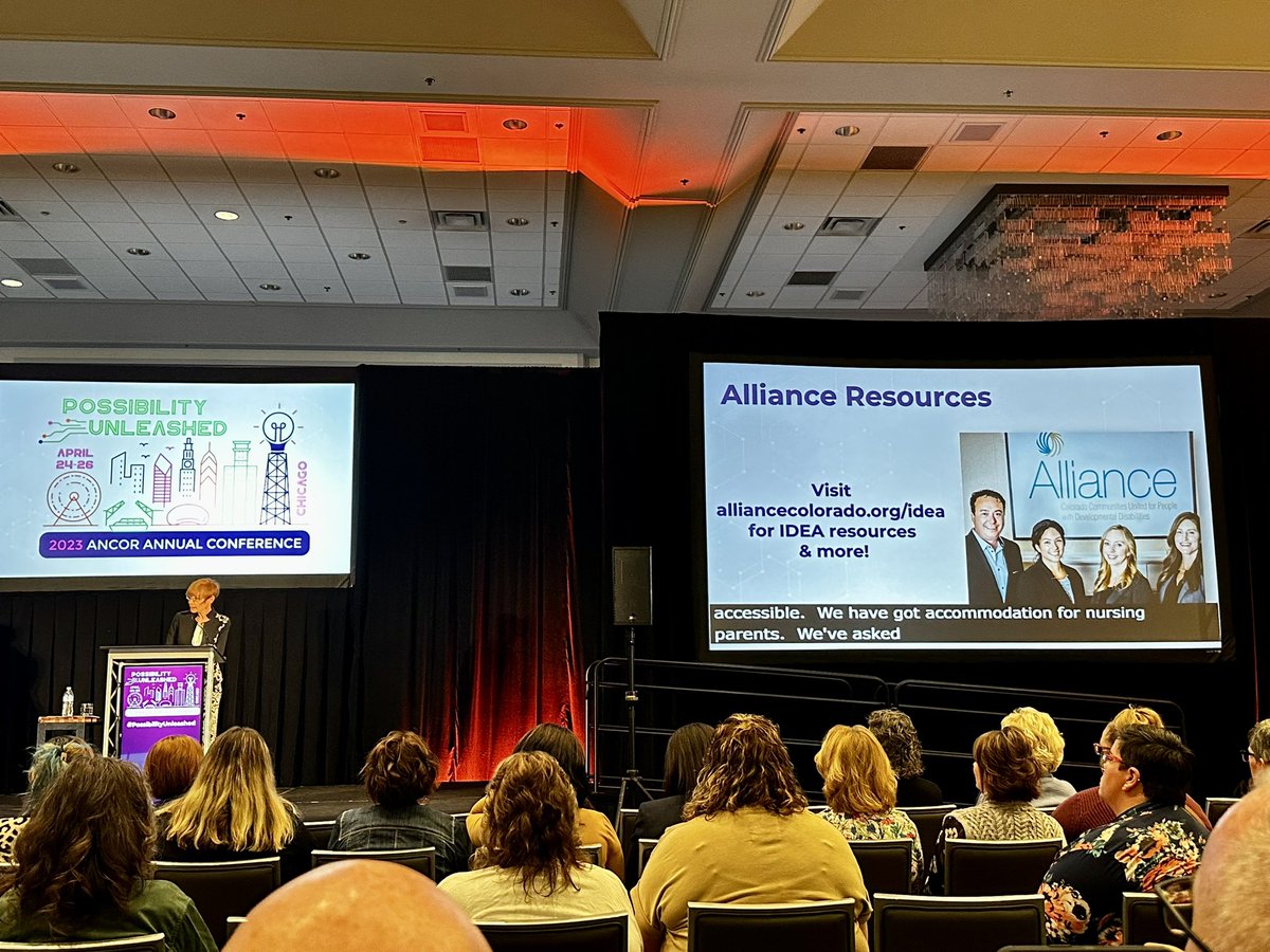 Alliance_CO's tweet photo. Alliance was recognized at @TheRealANCOR national IDD provider conference in Chicago for our Inclusion, Diversity, Equity, and Accessibility (IDEA) work! Learn more at https://t.co/3A28ZOzwnC #COIDD #PossibilityUnleashed https://t.co/lcwBzTfaOH