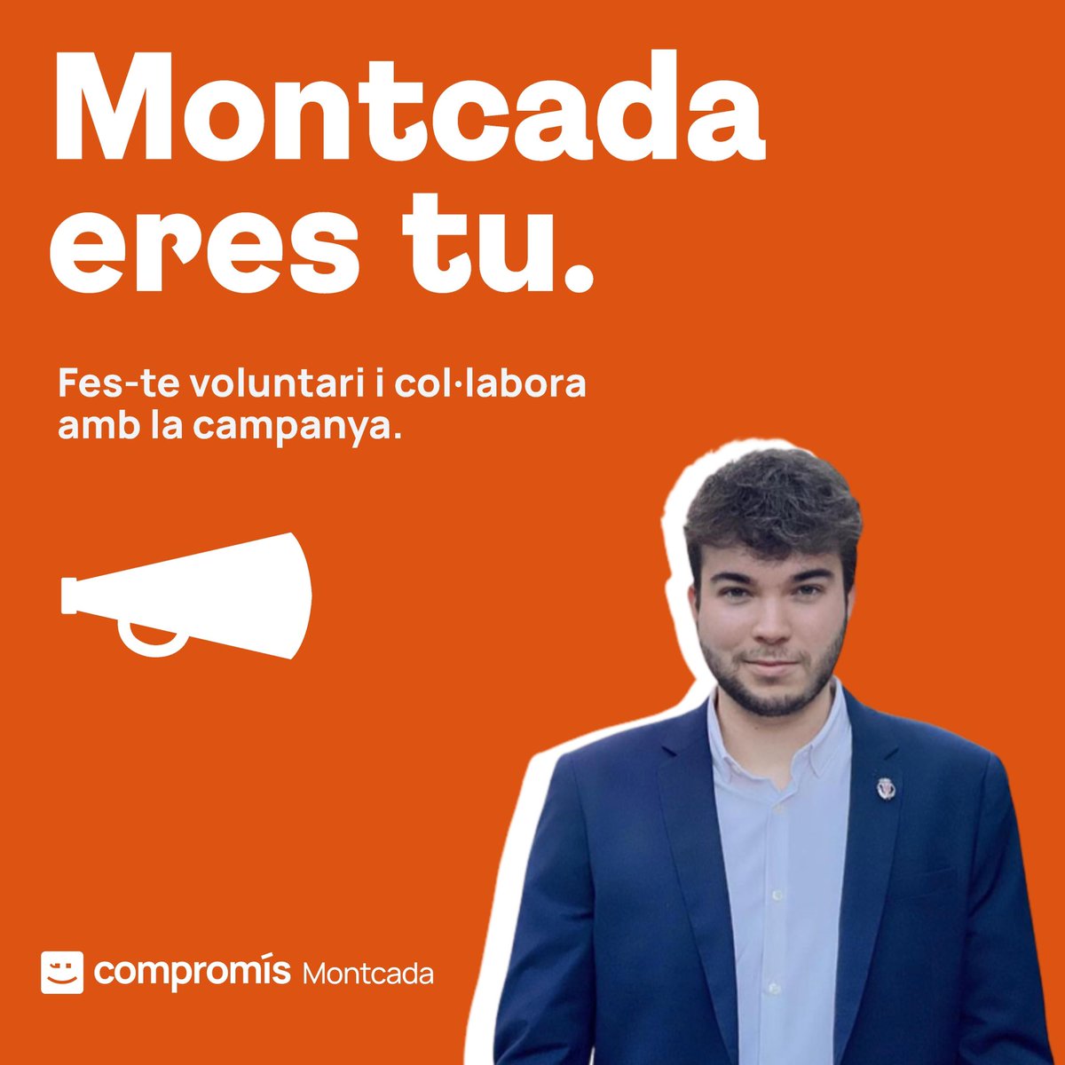 📣 Apunta’t com a voluntari/a de la campanya.

Este 28 de maig decidirem junts el futur de Montcada. Necessitem la teua energia per #guanyar les eleccions i fer a Álvaro alcalde! 

🔗 forms.gle/nR4ayi4ShjAPiT…