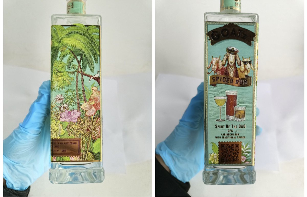 These are being approved as we speak and then into production!!!! Long process but we are nearing the end. The <a href="/MaisonDeGOAT/">GOATz 🐐🥛</a> Rum is already at the distillery waiting for these beauties. <a href="/DrewBarman/">DrewBarman (🥃)</a> Goatz and Rickhouse - retweet is mandatory :)