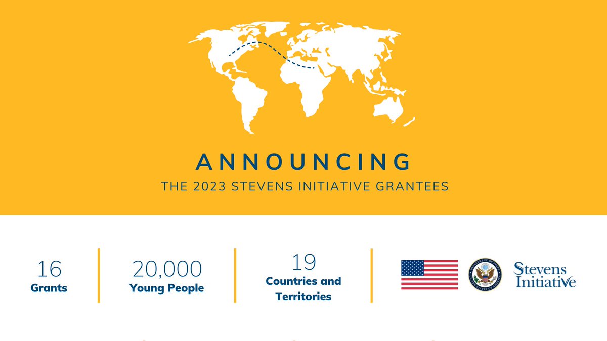 PluggedInBand's tweet image. We’re one of 16 new @StevensInit grantees making transformative virtual exchange possible for young people of all ages! Together, we’ll reach 20,000 youth in the U.S. and MENA region:
stevensinitiative.org/announcing-the… @ECAatState
#WorldClassConnection