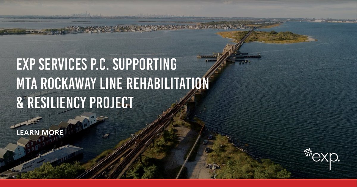 EXP (@exp_global_inc) on Twitter photo The <a href="/NYCTSubway/">NYCT Subway</a> - has selected Schiavone Construction Co. LLC with EXP Services P.C. for the design-build services on the Rockaway Line Rehabilitation & Resiliency Project. Learn more > bit.ly/441r3QI The <a href="/NYCTSubway/">NYCT Subway</a> - has selected Schiavone Construction Co. LLC with EXP Services P.C. for the design-build services on the Rockaway Line Rehabilitation & Resiliency Project. Learn more > bit.ly/441r3QI