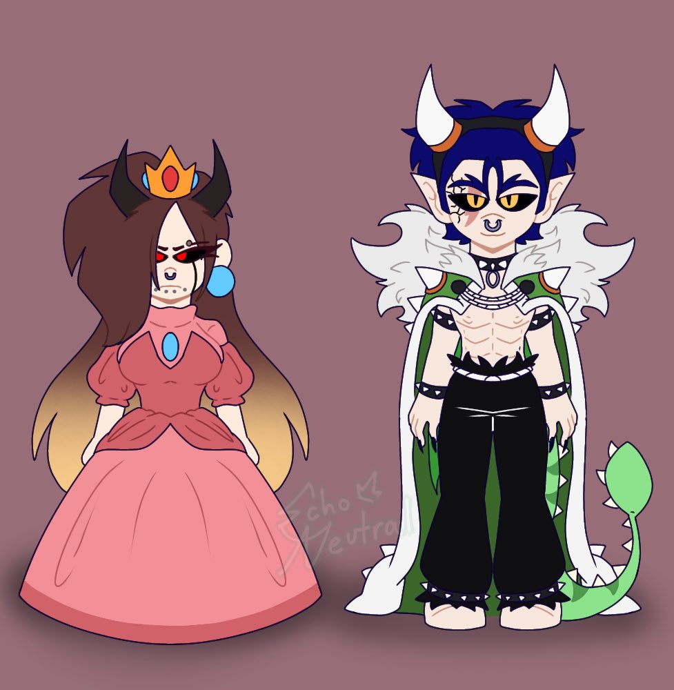EchoNeutral's tweet photo. Me and my bfs ocs dressed as princess peach and bowser <33 

#echoneutral #ocs #originalcharacters #occosplay #mariomovie #supermariomovie #mariocosolay #princesspeach #boswer #princesspeachcosplay #bowsercosplay https://t.co/Vuo3KVg2yF