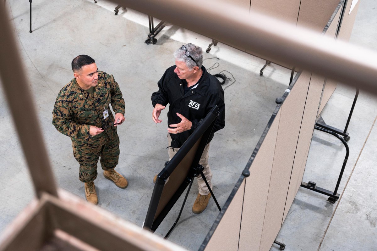 jtfcs's tweet photo. Exercise Vibrant Response 23 is a Command Post Exercise to confirm the operational capabilities of JTF-CS, Task Force-76, and Task Force-46 to receive, organize, &amp; employ key lifesaving / life sustaining federal CBRN response forces following a catastrophic CBRN incident. #VR23 https://t.co/s4qgqXTRkL