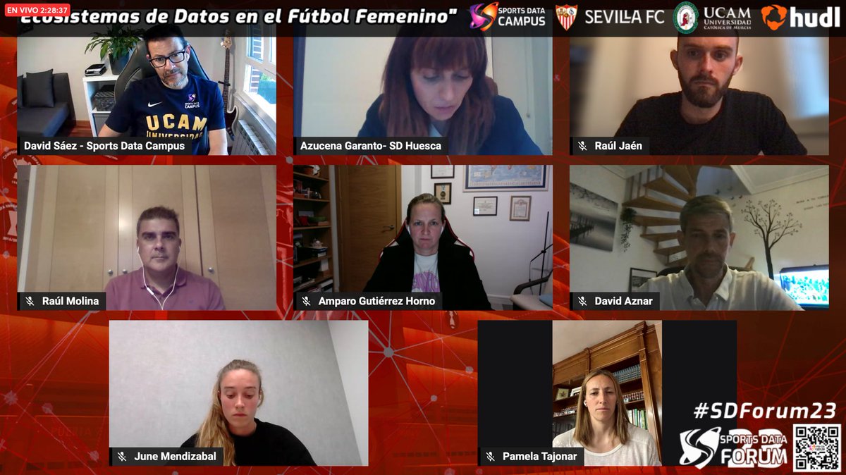 Gran tarde con <a href="/SportsDataCamp/">SPORTS DATA CAMPUS</a> en #SDForum23 intentando aportar un granito de arena a los datos en el #FutFem 

Un placer compartir cartel con <a href="/azuzoide/">Azu</a>,<a href="/raul_molina80/">Raúl Molina</a>, <a href="/AmparoTosiriana/">Amparo Gutiérrez</a>, <a href="/davidaznarcoach/">David Aznar</a>, <a href="/JuneMendi/">June Mendizabal</a> y <a href="/PamTajonar/">Pamela Tajonar</a>.

Siempre gracias a <a href="/davidrsaez/">David R. Sáez Ávila</a> y <a href="/miguelbigdata/">Miguel Angel del Barrio</a>