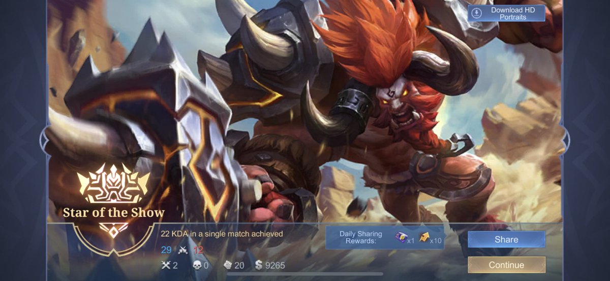 shkrshdnn's tweet photo. Bila opponent lepas placement Mythic guna meta Filipina. Berderau mikir kena gamplay macam ni. π
Dan aku sebagai satu-satunya tank berjaya menadah badan, roaming & assist untuk 75% kill.
12.7 / Star Of The Show π€π»
#SoloTankAllTheWay #MobileLegends #IceSharks https://t.co/9iyDQo5CNS