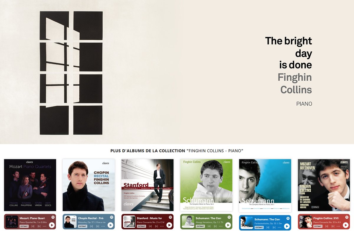 clavesrecords's tweet photo. Did you say @FinghinCollins ?
https://t.co/6zz84mR8vS
#classicalmusic #piano #FinghinCollins #TheSwissClassicalLabel #collection https://t.co/k7zdgqmnDw