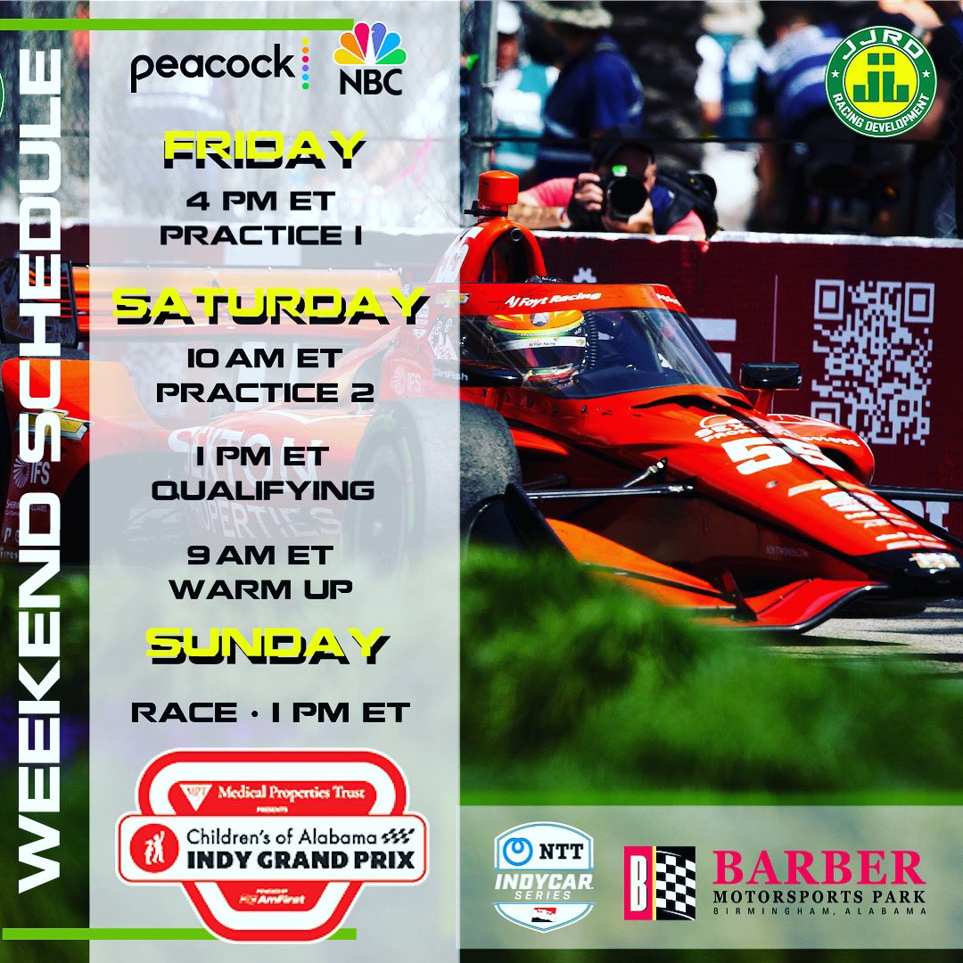 JJRDinc's tweet photo. Bring the hills of Alabama this weekend. @BarberMotorPark https://t.co/1u8bTzmaUV