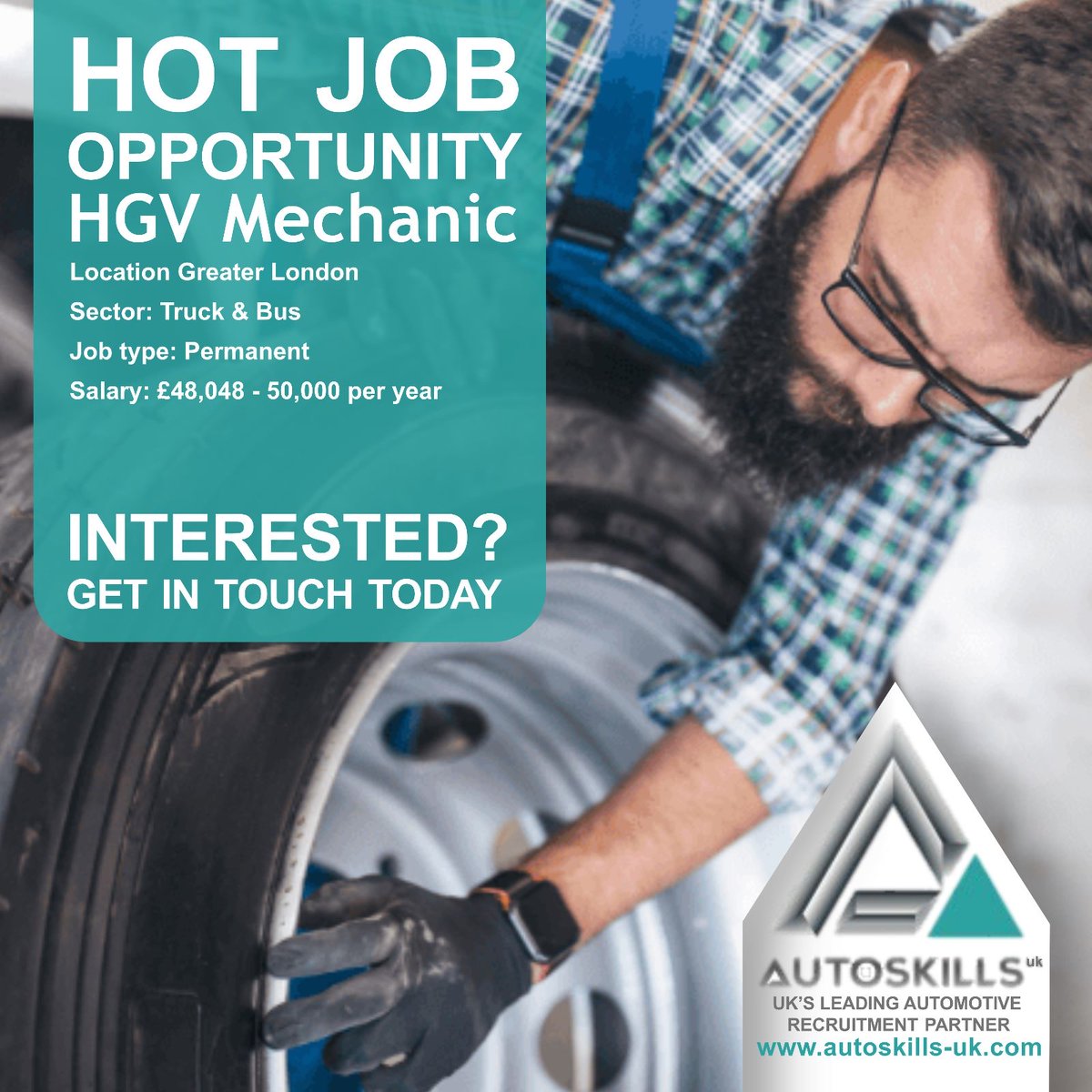 🔥HOT JOB🔥 

HGV Mechanic - Nights 

Truck & Bus

Salary - £48,048-50k pa

Location - West Thurrock

Click here to apply:

buff.ly/3Lw2tjW 

#automotive #westthurrockjobs #westthurrock