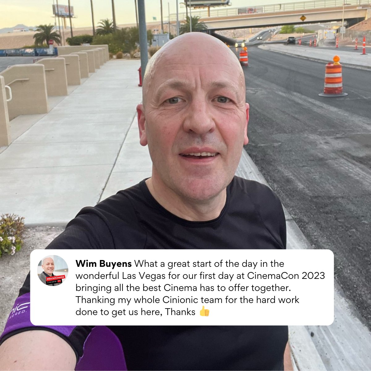 BarcoCinema's tweet photo. We LOVE our #CinionicCrew and are so happy to be back in Las Vegas with our exceptional leadership team, including CEO @buywim.
#cinionic #experiencesdelivered #cinemacon #cinemacon2023 https://t.co/Z4pa0tGYhq