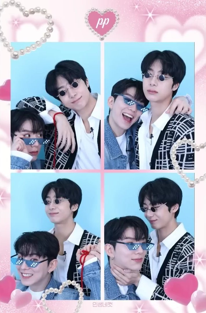 FROMHW2's tweet photo. #형원 #기현 인생네컷 https://t.co/URtR270vkL