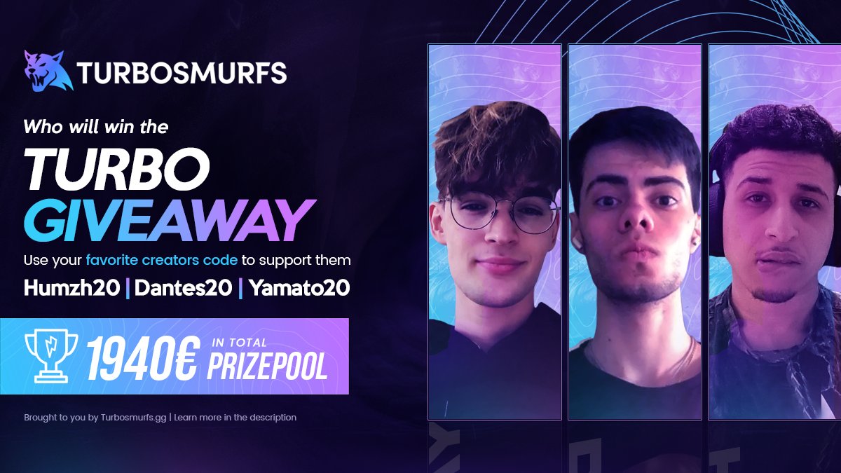 We're celebrating with a HUGE giveaway &amp; exclusive 20% off for 5 days! 🎉

1# Brand New PS5 &amp; 200€ TurboCredits
2# 200€ Amazon Gift &amp; 300€ Turbo
3# 20€ RP &amp; 200€ Turbo
4-5# 10€ RP &amp; 100€ Turbo

To enter the giveaway, retweet this tweet and comment the who the GOAT is! 🐐