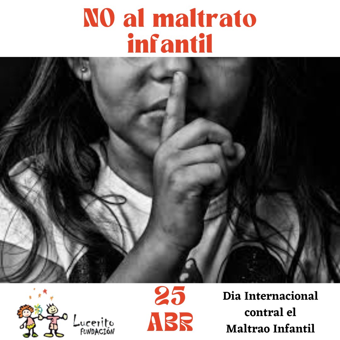 luceritofundac's tweet photo. Nos sumamos en contra del maltrato infantil, protegiendo y tratando bien a todos los niños cercanos en nuestras vidas ya sea por la familia,  el trabajo, entre otros. También denunciando o apoyando a denunciar casos en los cuales hay un niñ@ que está siendo maltratado o en riesgo https://t.co/RiSW5l5a10