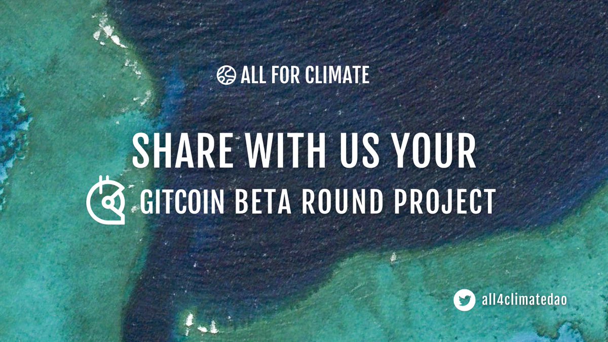 Good luck to all the #climate projects 🫡🌎🌳

It has been a long journey since the the 1st Climate round of <a href="/gitcoin/">Gitcoin</a> and we are excited to see so many projects in it!

We'll skip this one, but we are happy to assist all of you, just DROP your project here👇