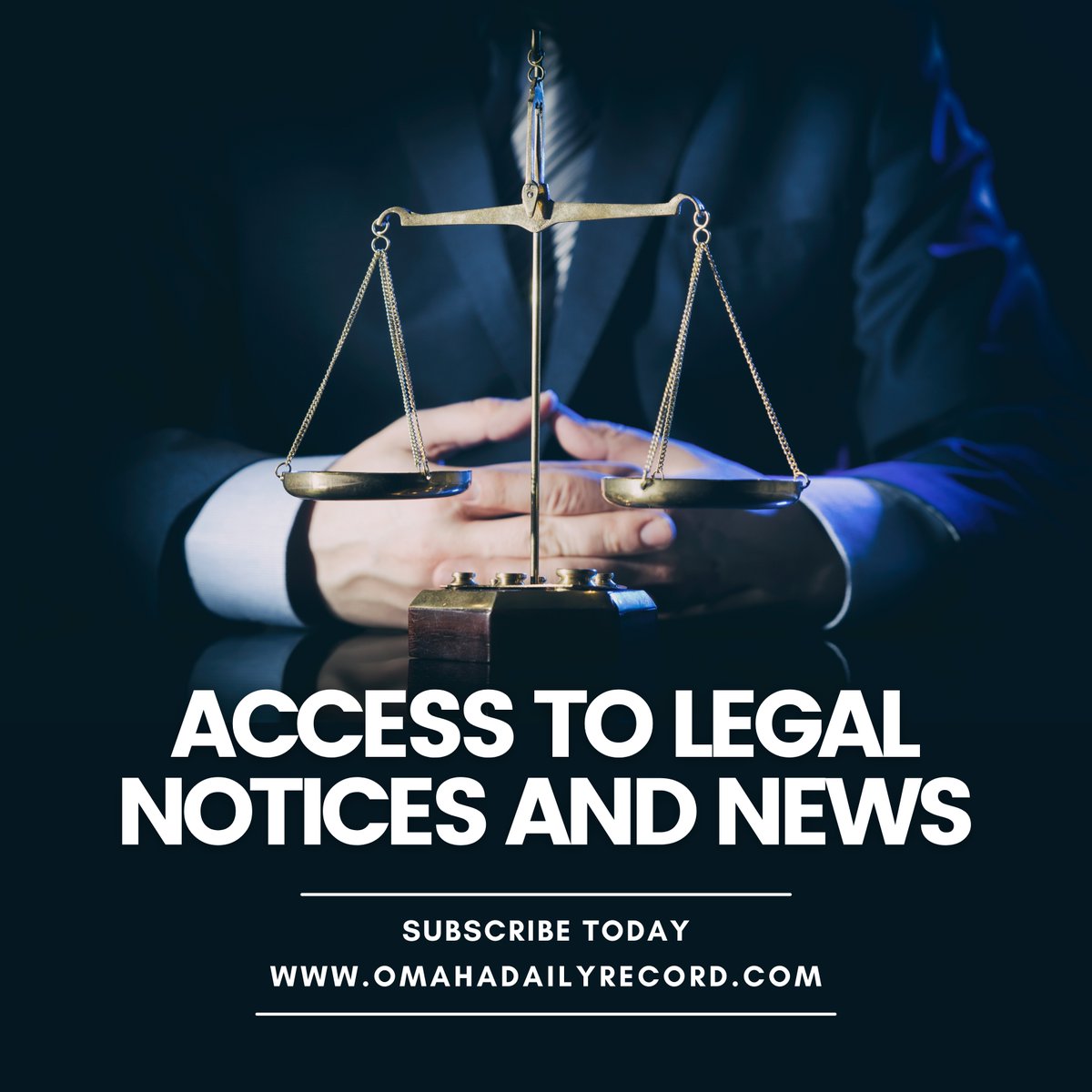 Gathering Legal Notices doesn't have to be a chore! When you Subscribe to Omaha Daily Record, you will have conveient access to legal notices by category! 

Subscribe today and save yourself the headache - omahadailyrecord.com 

#douglascountycourts #legalnotices #omahacour...
