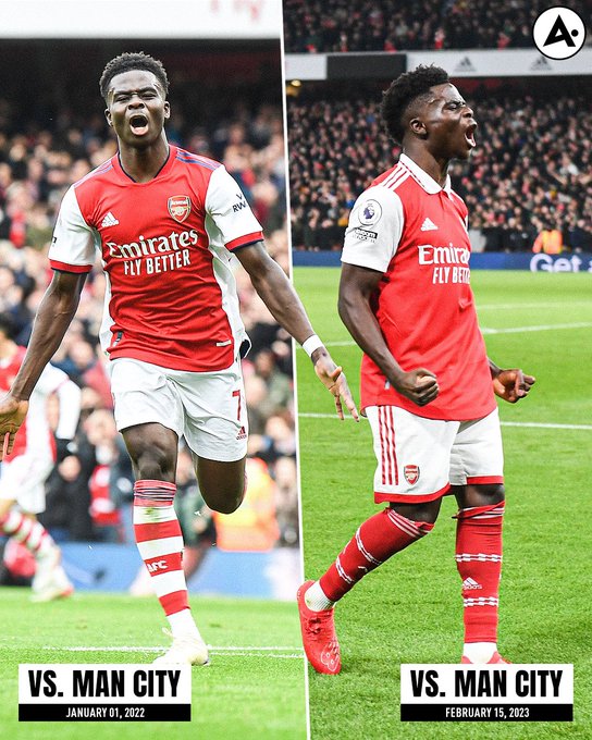 cosmos_SVegas's tweet photo. 🚨 #BukayoSaka is the man for the big moments! ⚽️🔥 Two goals in two games against Manchester City and he's ready for more on Wednesday! ✨
 
#PremierLeague #LFC #AFCU21 #AFCU18 #Arsenal #web3casino #cryptocasino #metamask #sportsbetting https://t.co/r88rSC8Uwo