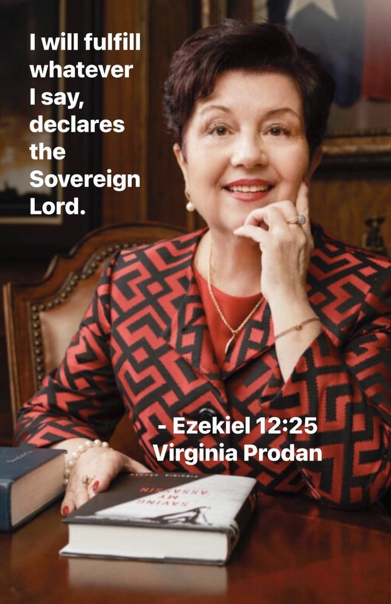 VirginiaProdan's tweet image. I will #fulfill whatever I #say, #declares the #Sovereign #Lord. 
     -    Ezekiel 12:25
    @VirginiaProdan