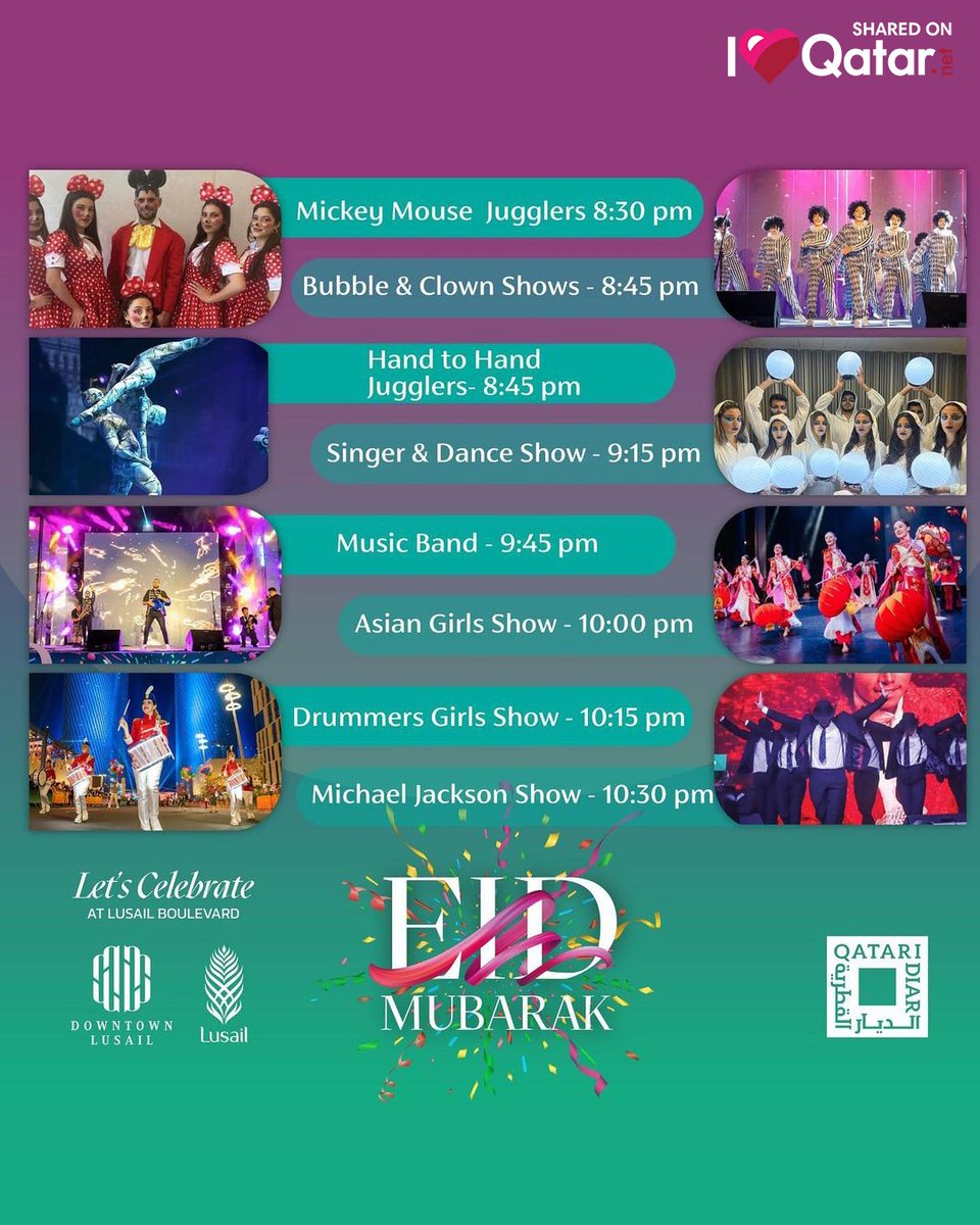 ILQLive's tweet photo. 🎊@Lusail_City has announced that the Eid celebrations will continue for some activities until Thursday, 27 April 2023!
https://t.co/p0LTjE4Qqx
#Qatar #ILoveQatar #ILQLive #ILQ #ILQReels #Qatar #Doha #EidAlFitr #Eid #EidAlFitr2023 #EidInQatar #EidInDoha #LusailBoulevard #Lusail