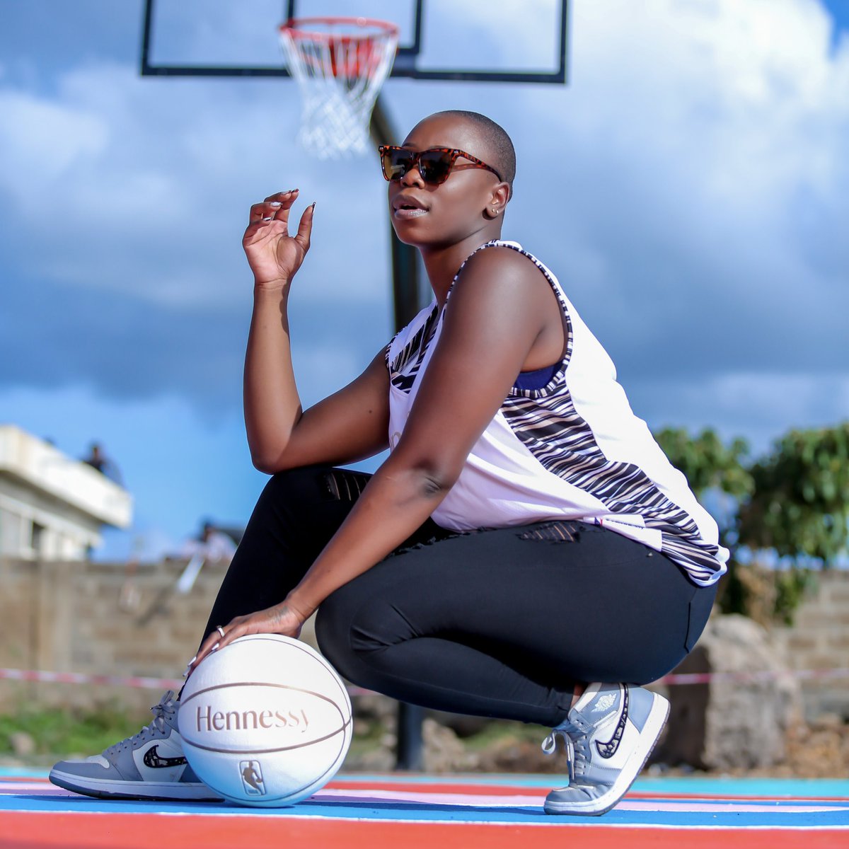 NBA_Africa's tweet photo. The revitalised Jericho Community Court, Camp Toyoyo is photo ready.📸 Brought to life by the creative vision of @Hennessy and Kevin Esendi. ​
 
Explore the initiative that brings communities together: https://t.co/kY8K49G0Xc ​
 
#InThePaint #HennessyxNBA #SpiritofTheNBA https://t.co/VzNo2eTpbS
