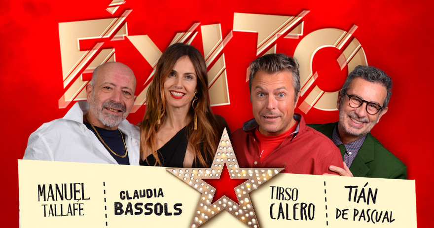 PROMO - 'Exito' 😂 ¿Qué es el éxito? En este caso, es una comedia de <a href="/TirsoCalero/">Tirso Calero</a> en la que nada es lo que parece y que nos demuestra que hay personas dispuestas a cualquier cosa con tal de conseguirlo. El tuyo va a ser conseguir entradas a -20% aquí 👉 bit.ly/40qS2SE