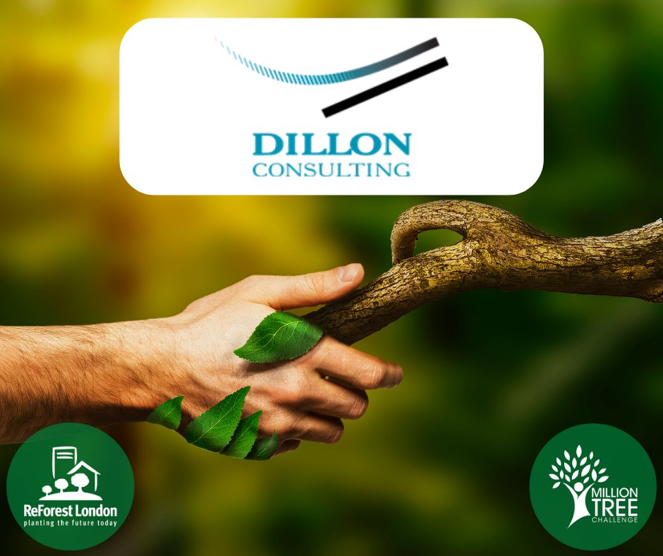 Exciting news! @Consult_Dillon has become a Bronze-level sponsor of the Million Tree Challenge! Their commitment to #sustainable communities aligns perfectly with our mission to promote a healthy urban forest for all. Thanks for your support! #ldnont #reforestlondon