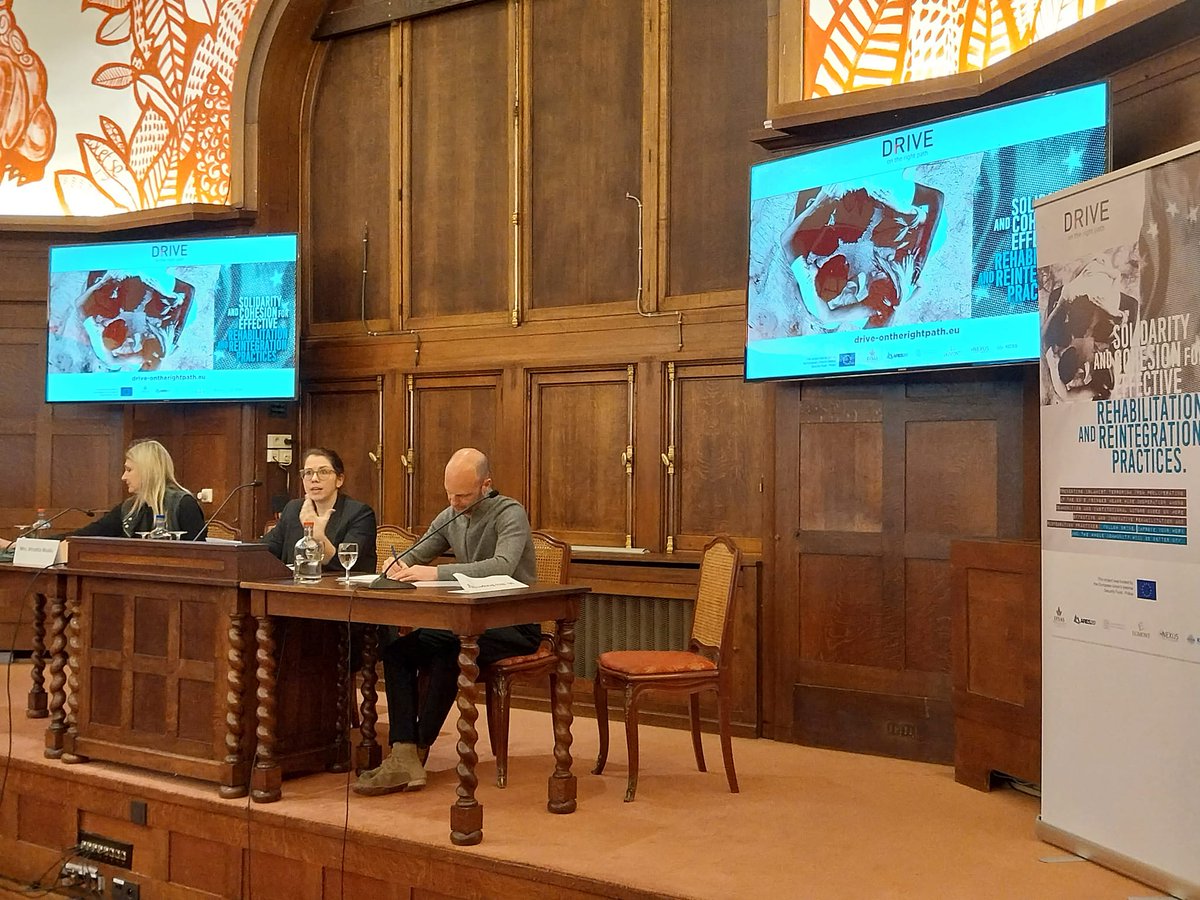 drive_path's tweet photo. The final conference of Drive project started. Three panels to discuss reintegration of foreign terrorist fighters and the European and Western Balkans DRR policies between security and human rights point of view. https://t.co/IphJFXNowK