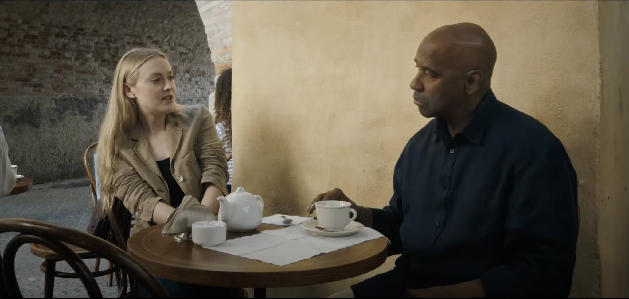 El reencuentro de Denzel Washington y Dakota Fanning.